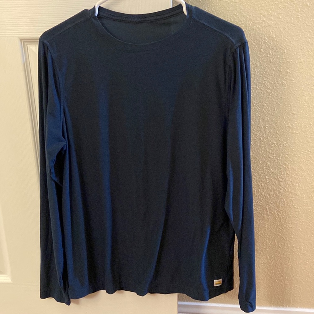 Mens vuori strato long sleeve navy medium
